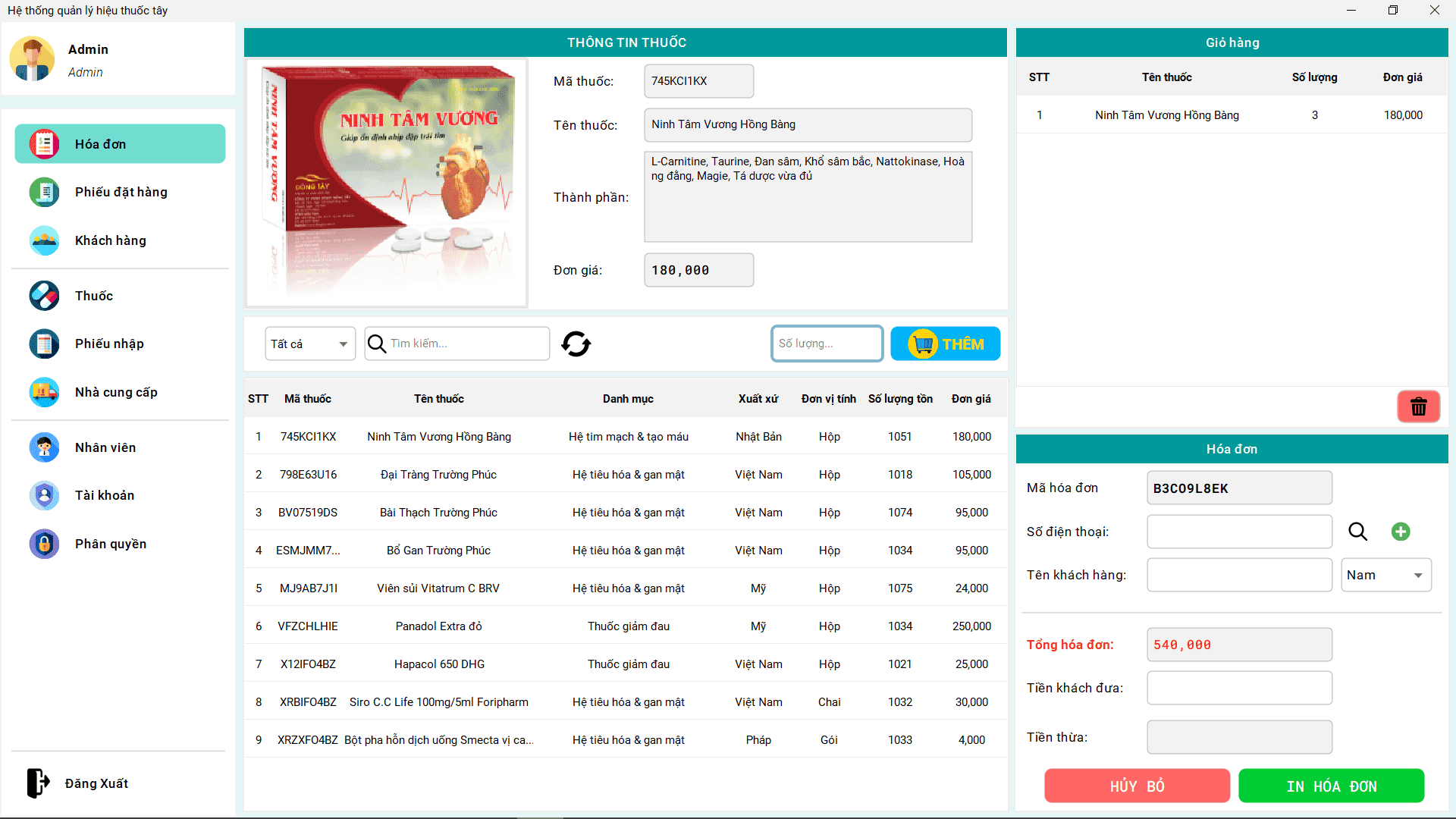 Pharmacy management system