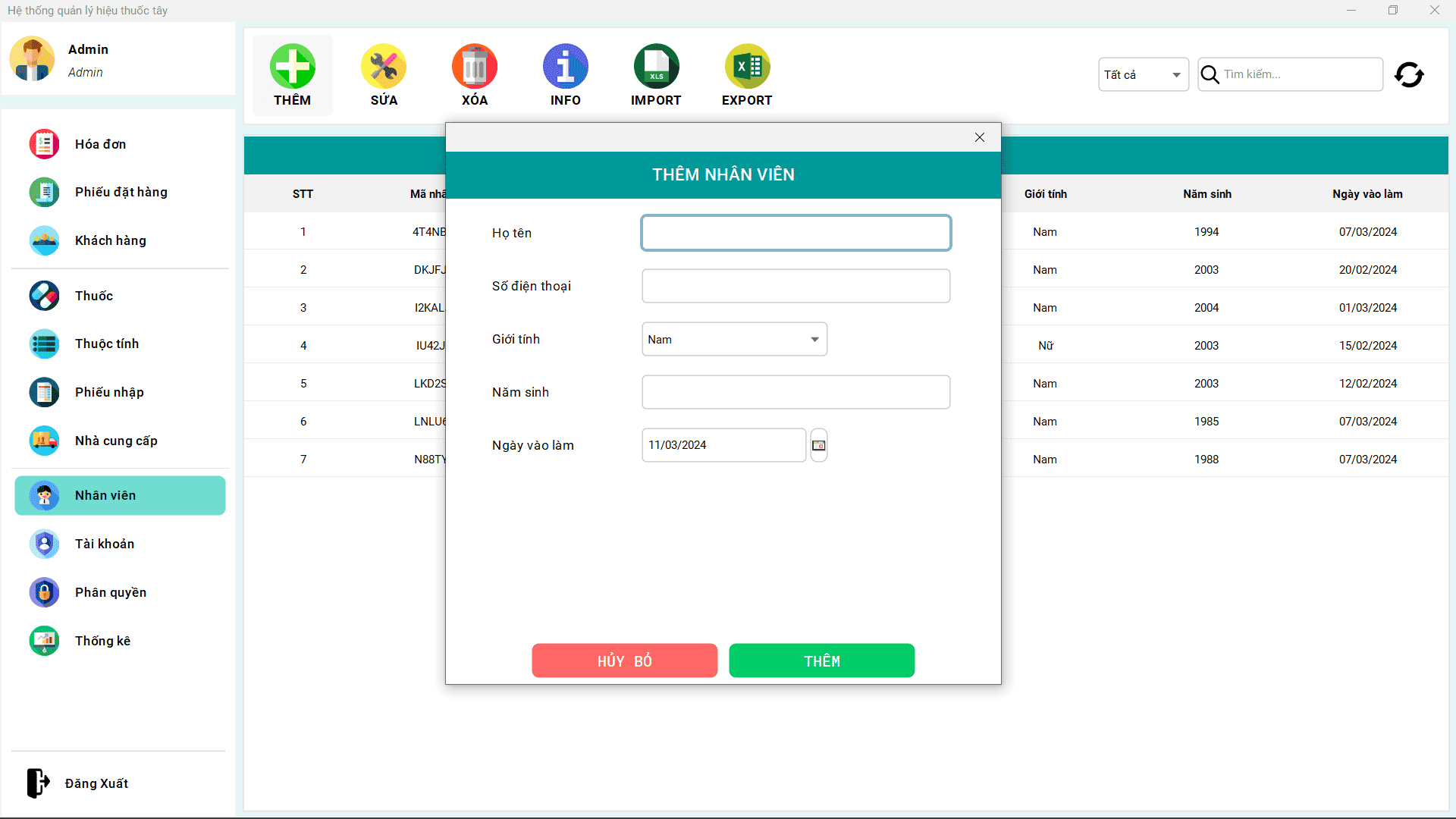 Pharmacy management system